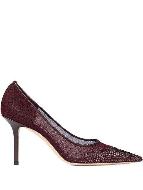 Jimmy Choo 85mm Love pointed-toe pumps - Red - zdjęcie produktu nr 1