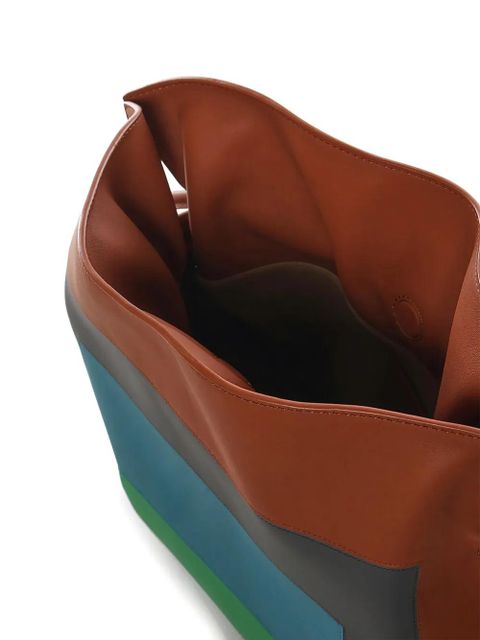 LOEWE medium Flamenco clutch bag - Brown