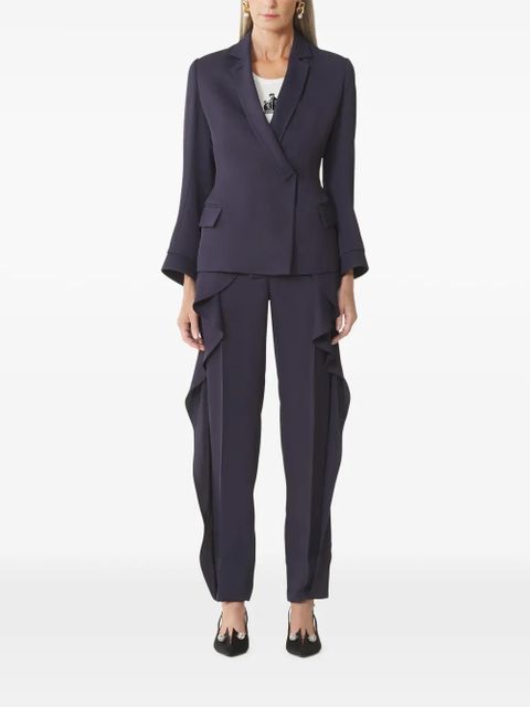 Lanvin double-breasted cuff-detail blazer - Blue - zdjęcie produktu nr 2