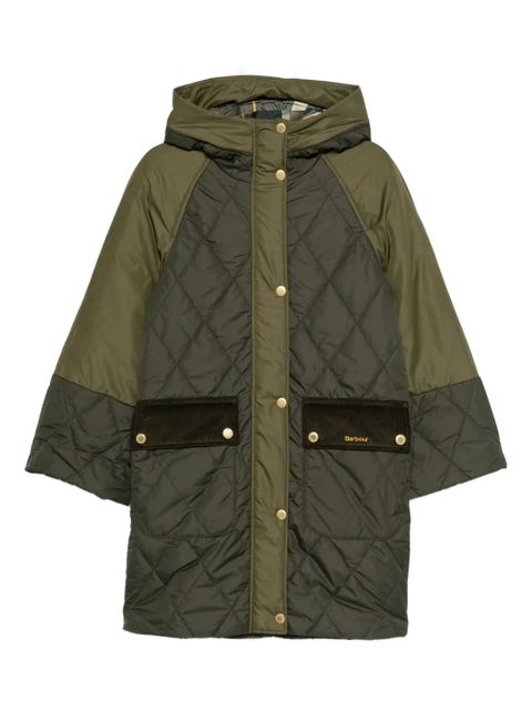 Barbour quilted hooded coat - Green - zdjęcie produktu nr 1