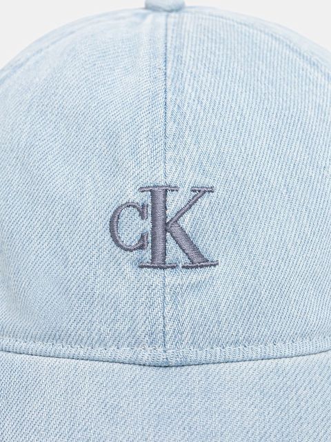 Calvin Klein czapka z daszkiem jeansowa - zdjęcie produktu nr 1