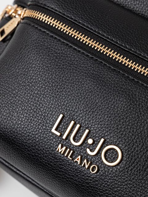 Liu Jo plecak damski kolor czarny mały z aplikacją AF5136.E0058 - zdjęcie produktu nr 2
