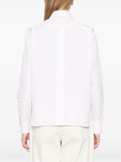 Max Mara stripe-pattern shirt - White
