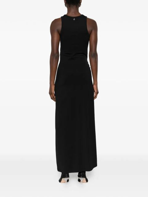 Rabanne ring-detail maxi dress - Black