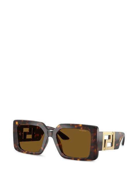 Versace Eyewear square-frame sunglasses - Brown - zdjęcie produktu nr 2