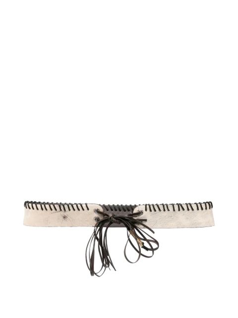 Vivienne Westwood leather belt - White - zdjęcie produktu nr 1