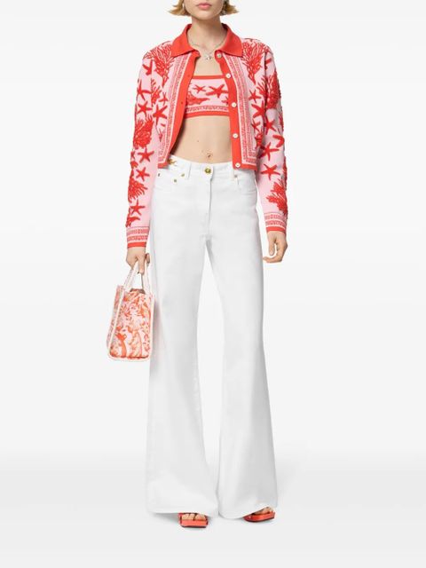 Versace mid-rise flared jeans - White - zdjęcie produktu nr 2