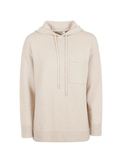 Max Mara chest-pocket hooded sweater - Neutrals - zdjęcie produktu nr 1