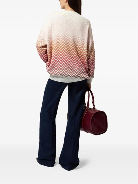 Missoni V-neck chevron knitwear - Neutrals