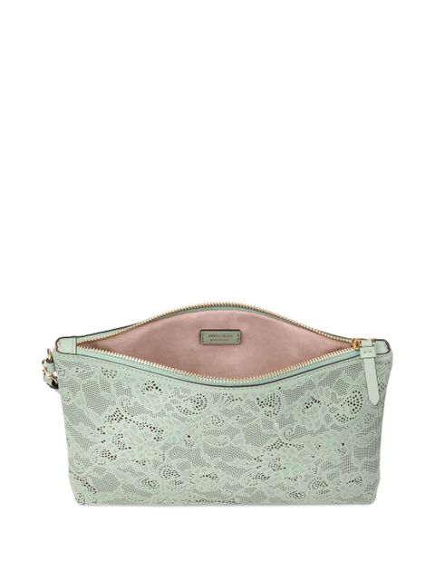 Jimmy Choo floral zipped wallet - Green