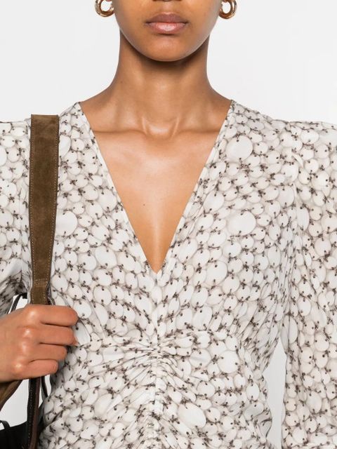 ISABEL MARANT Albini midi dress - White