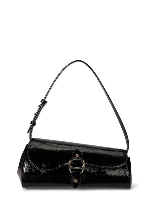 Lauren Ralph Lauren torebka skórzana kolor czarny 431P04068 - zdjęcie produktu nr 1