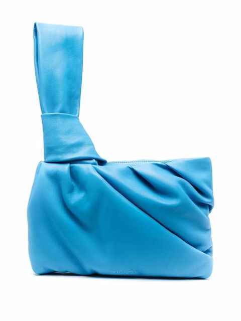 AMBUSH Nejiri leather wrist clutch bag - Blue - zdjęcie produktu nr 1