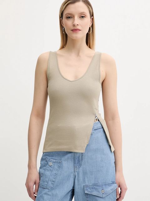 G-Star top bawełniany kolor zielony D26226-D275 - zdjęcie produktu nr 1