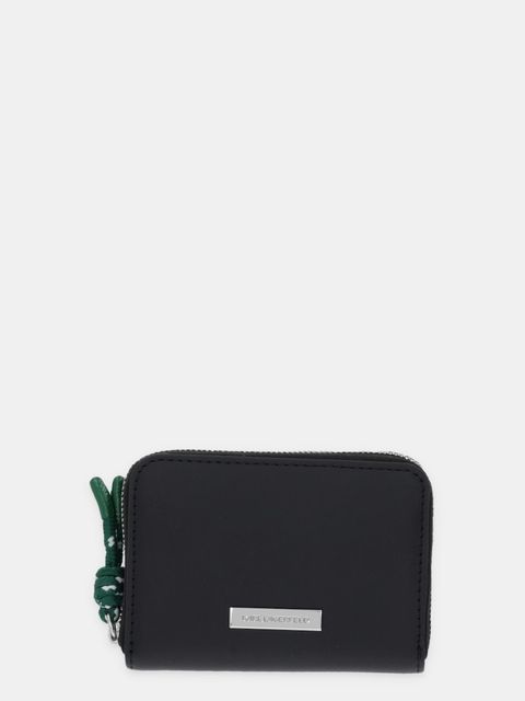 Karl Lagerfeld portfel IKON damski kolor czarny B1W32005 - zdjęcie produktu nr 1