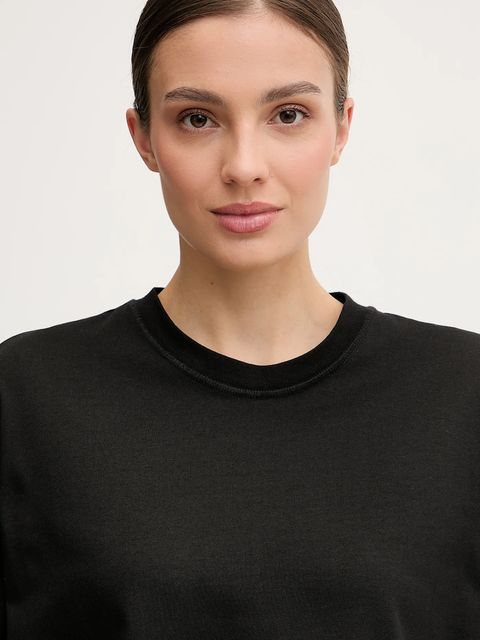 EA7 Emporio Armani t-shirt bawełniany damski kolor czarny AF12957.7X000036