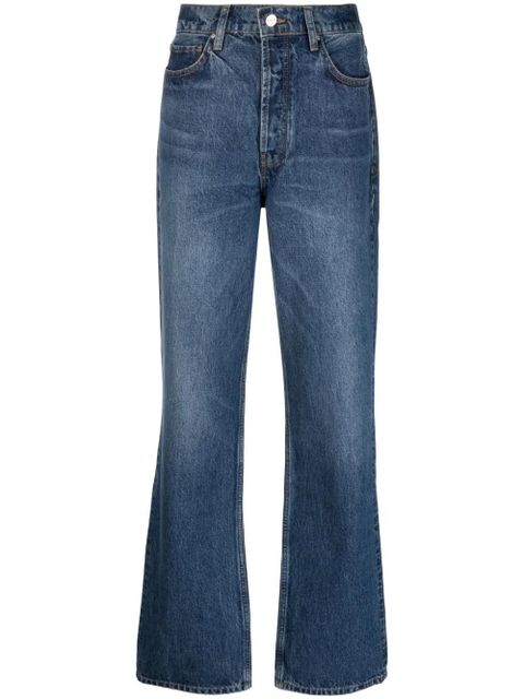 ANINE BING Olsen high-rise straight-leg jeans - Blue - zdjęcie produktu nr 1
