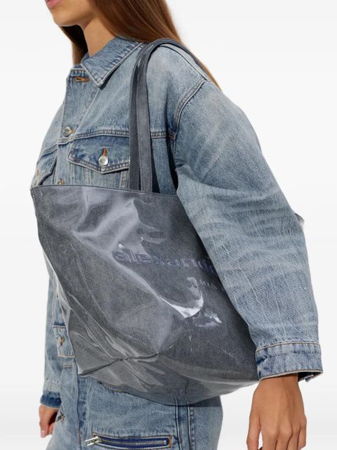 Alexander Wang logo tote bag - Grey - zdjęcie produktu nr 1