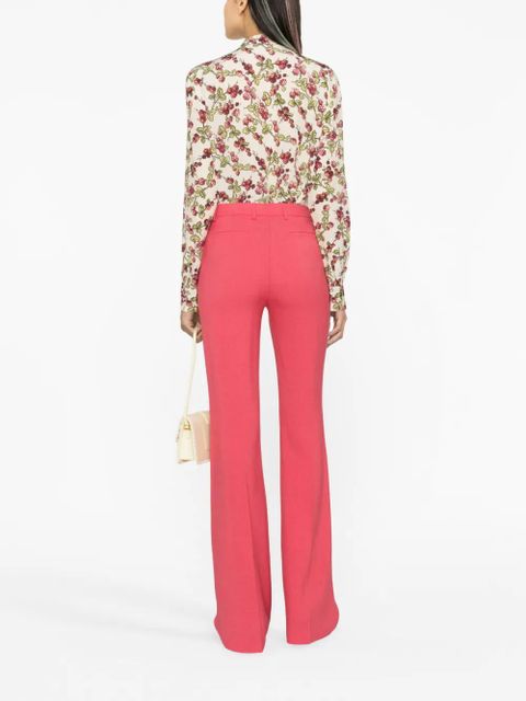 ETRO mid-rise flared trousers - Pink