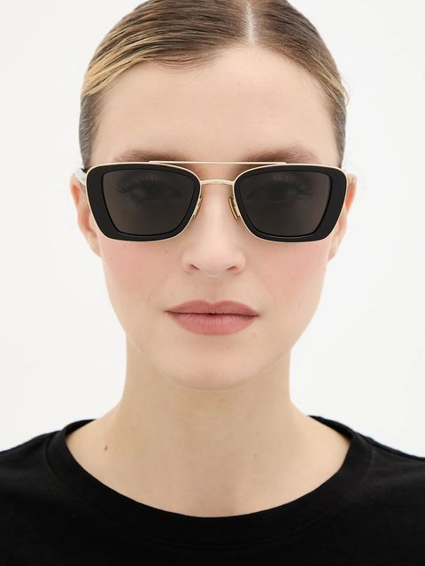 Saint Laurent okulary przeciwsłoneczne kolor czarny SL 825