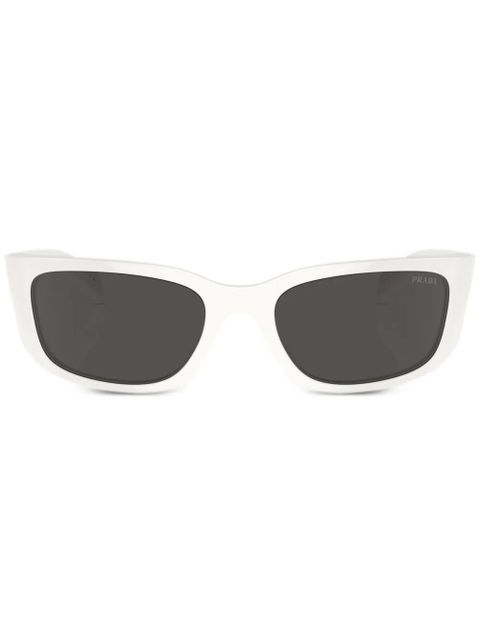 Prada Eyewear Prada PR A14S oval frame sunglasses - White - zdjęcie produktu nr 1