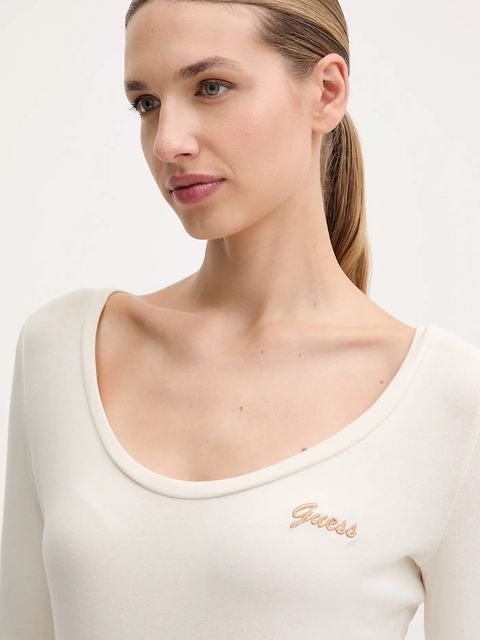 Guess body ALBA kolor beżowy V5BP09 KCBF1