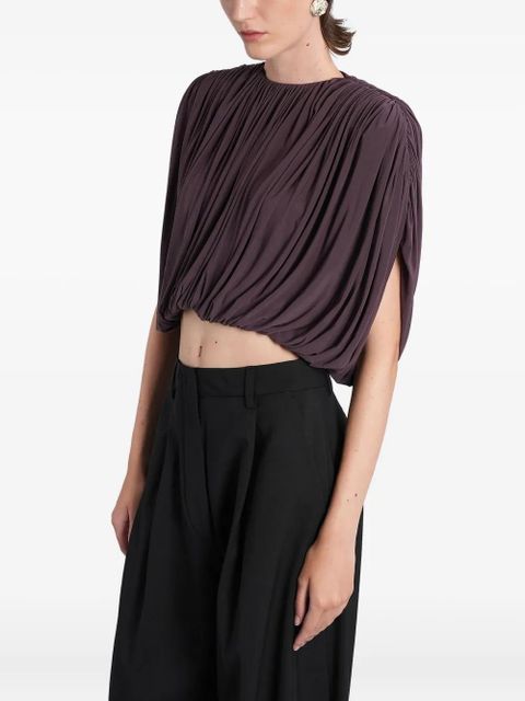 Magda Butrym Ruched slit top - Purple - zdjęcie produktu nr 2