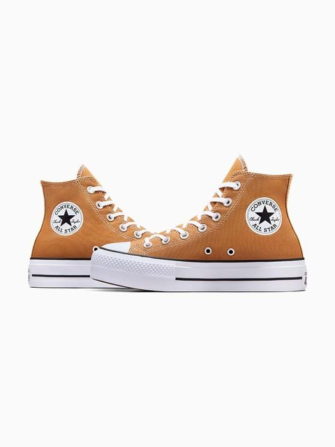 Converse trampki Chuck Taylor All Star Lift damskie kolor pomarańczowy A11537C