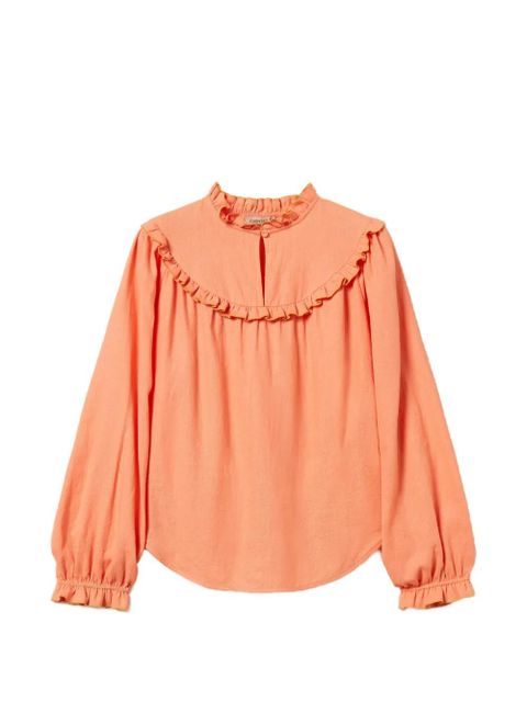 TWINSET ruffled blouse - Orange - zdjęcie produktu nr 1