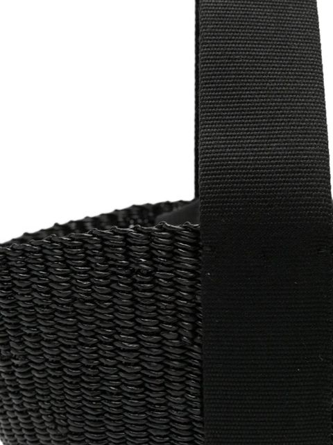 Muun Nona woven straw tote bag - Black - zdjęcie produktu nr 2