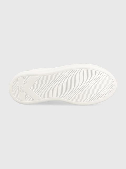 Karl Lagerfeld sneakersy skórzane KAPRI KC kolor biały KL62523F