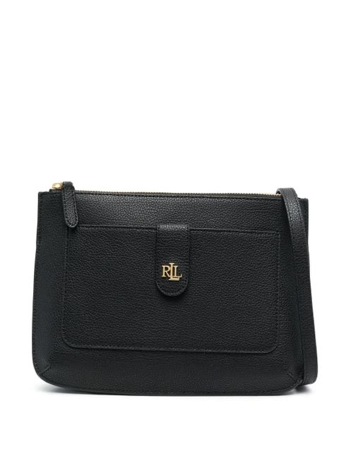 Lauren Ralph Lauren Jamey leather crossbody bag - Black - zdjęcie produktu nr 1
