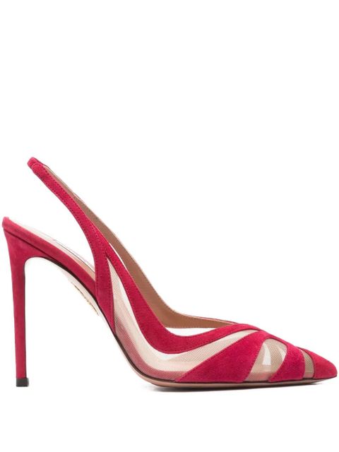 Aquazzura 110mm Lune Sling pumps - Pink - zdjęcie produktu nr 1