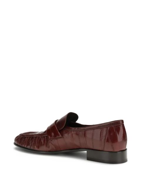 The Row Soft penny leather loafers - Brown - zdjęcie produktu nr 2