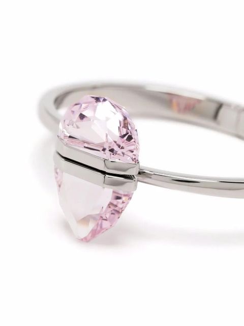 Swarovski Lucent crystal bangle bracelet - Silver