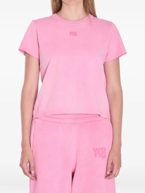 Alexander Wang logo-detail t-shirt - Pink - zdjęcie produktu nr 1