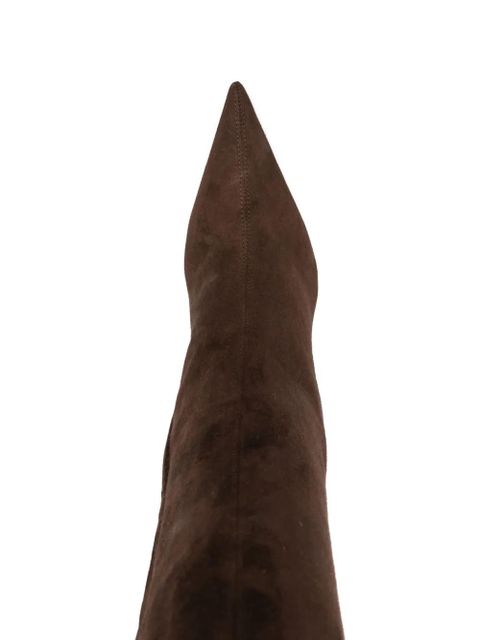Giuseppe Zanotti 85mm pointed-toe boots - Brown