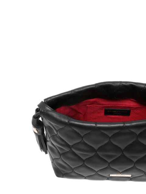 Aspinal Of London Amelia quilted cross body bag - Black