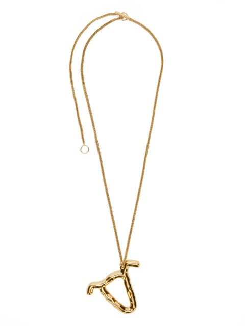 Jil Sander zodiac-sign pendant necklace - Gold - zdjęcie produktu nr 1