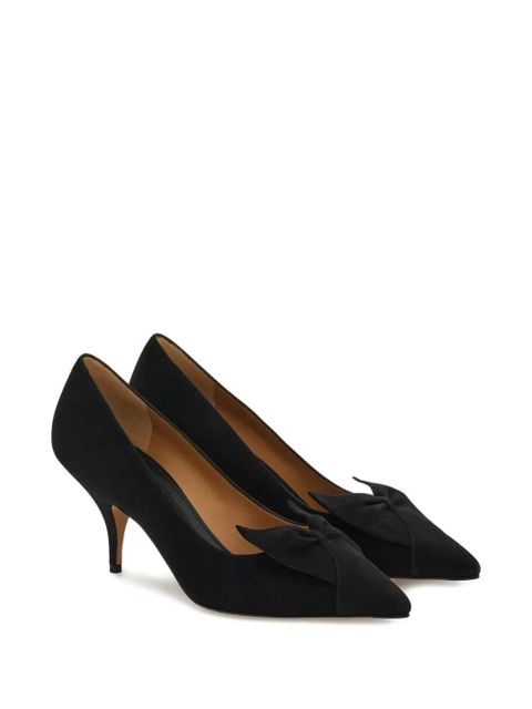 Ferragamo 70mm bow-embellished pumps - Black - zdjęcie produktu nr 2
