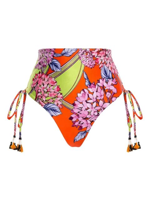 Agua By Agua Bendita Etta high-rise tassel bikini bottoms - Orange - zdjęcie produktu nr 1