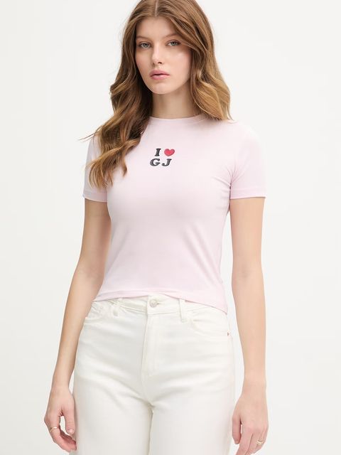 Guess Jeans t-shirt damski z bawełną - zdjęcie produktu nr 2