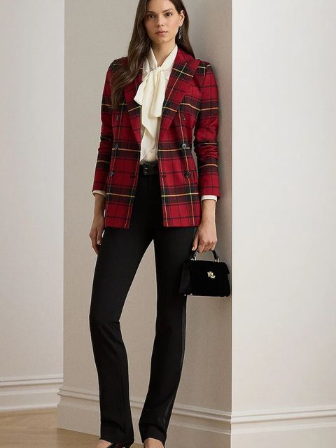 Lauren Ralph Lauren spodnie damskie kolor czarny dzwony high waist 200951577 - zdjęcie produktu nr 1