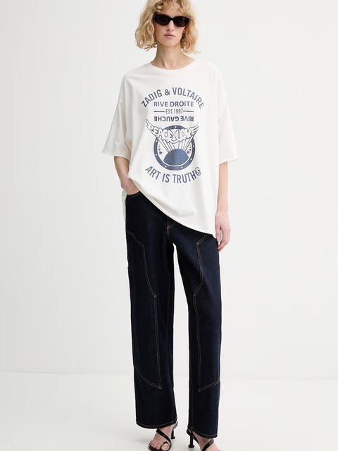 ZADIG&VOLTAIRE t-shirt bawełniany - zdjęcie produktu nr 2