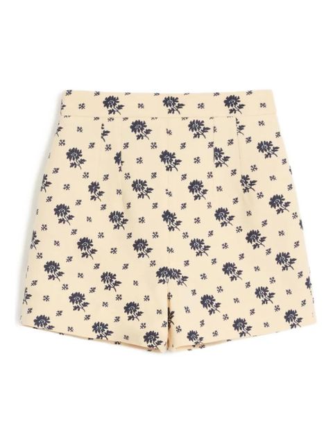 Valentino Garavani Fiorellino Blu Papier Floral shorts - Neutrals