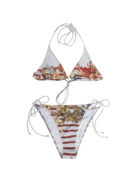 Jean Paul Gaultier floral-print bikini set - White - zdjęcie produktu nr 1