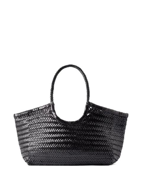 DRAGON DIFFUSION Big Nantucket handwoven tote bag - Black - zdjęcie produktu nr 1