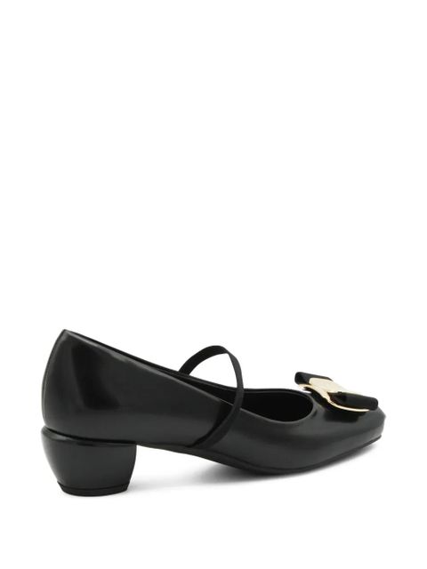 Ferragamo 40mm New Vara buckle strap pumps - Black - zdjęcie produktu nr 2
