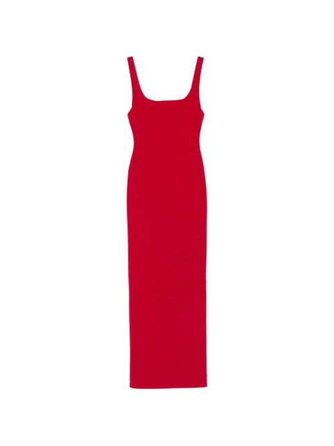 Solace London Aneila square-neck maxi dress - Red - zdjęcie produktu nr 1