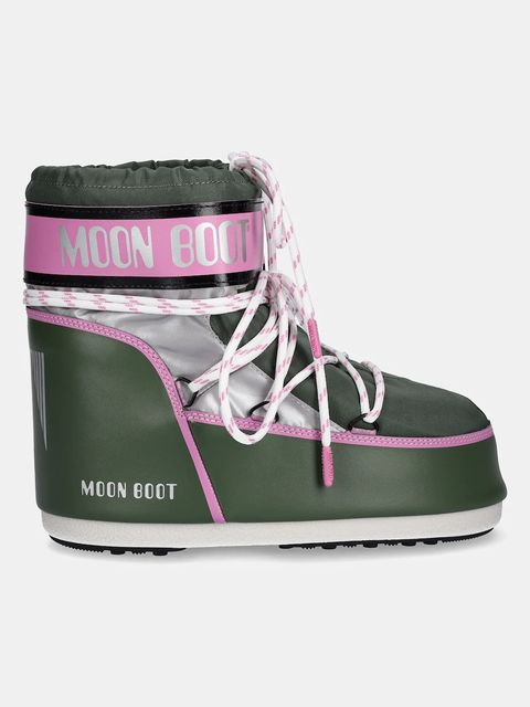 Moon Boot śniegowce MB ICON LOW SPACE RACING kolor zielony 80D1409650 GH01 - zdjęcie produktu nr 2